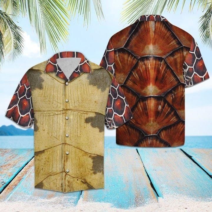 Felacia [Hawaii Shirt] Awesome Sea Turtle Unisex Hawaiian Aloha Shirts-ZX2177